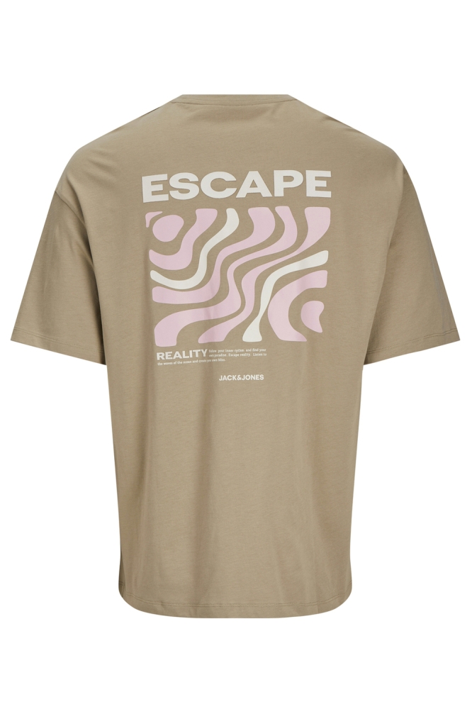 JJEAMES TEE SS CREW NECK 12268471 CORIANDER